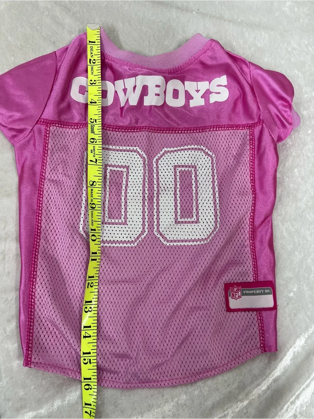 Cowboys Pink pet Football Jersey Top Medium sports NFL Dallas team